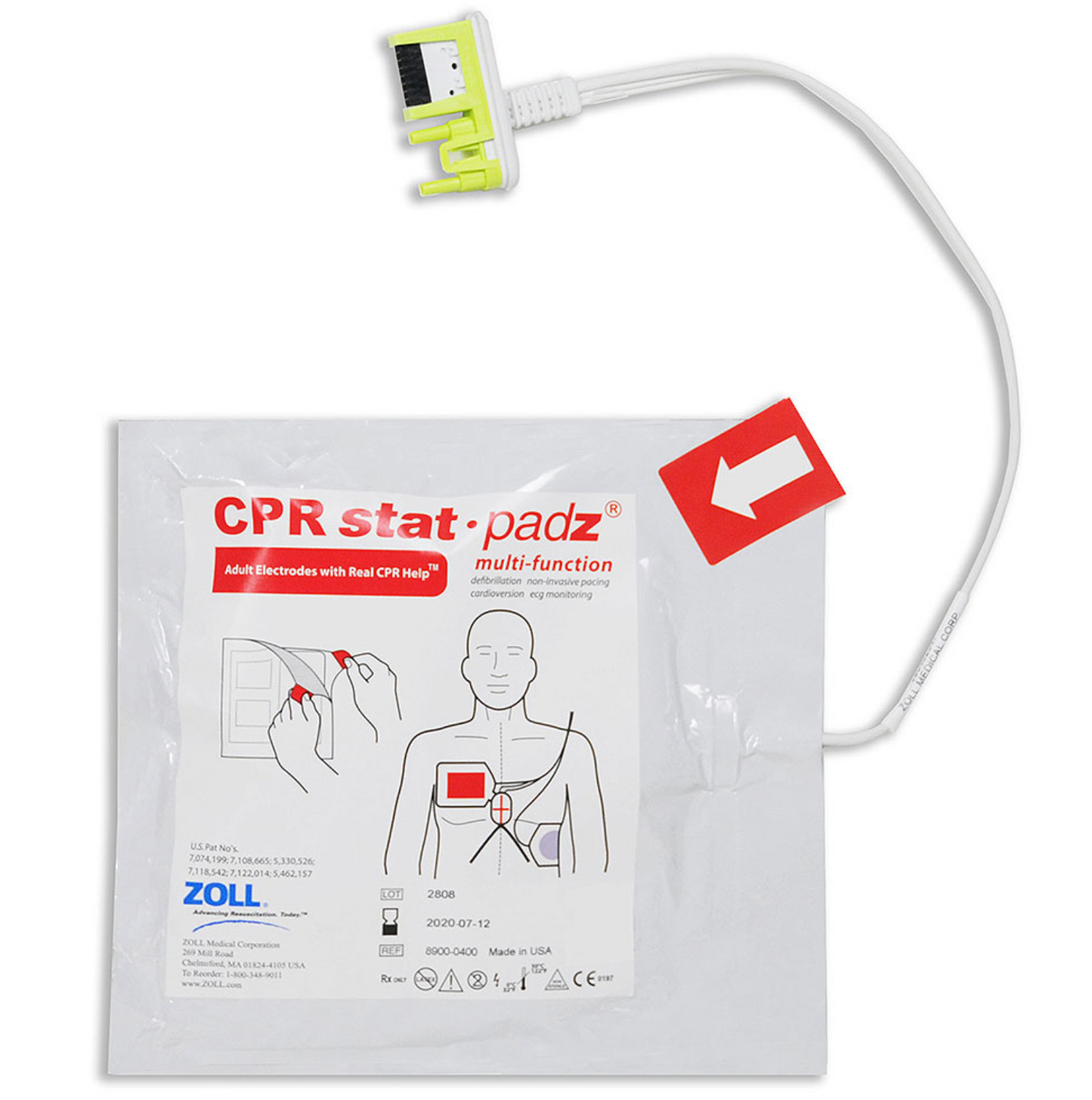 ZOLL CPR Stat Padz, HVP Multi-Function