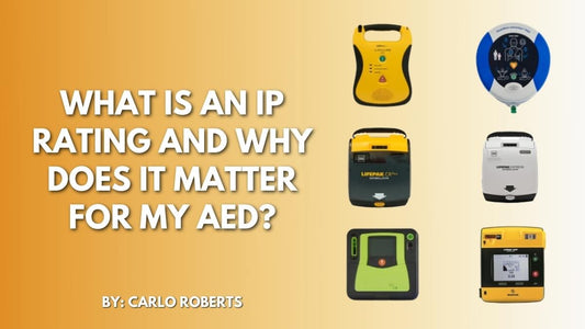 What is an IP rating and why does it matter for my AED?