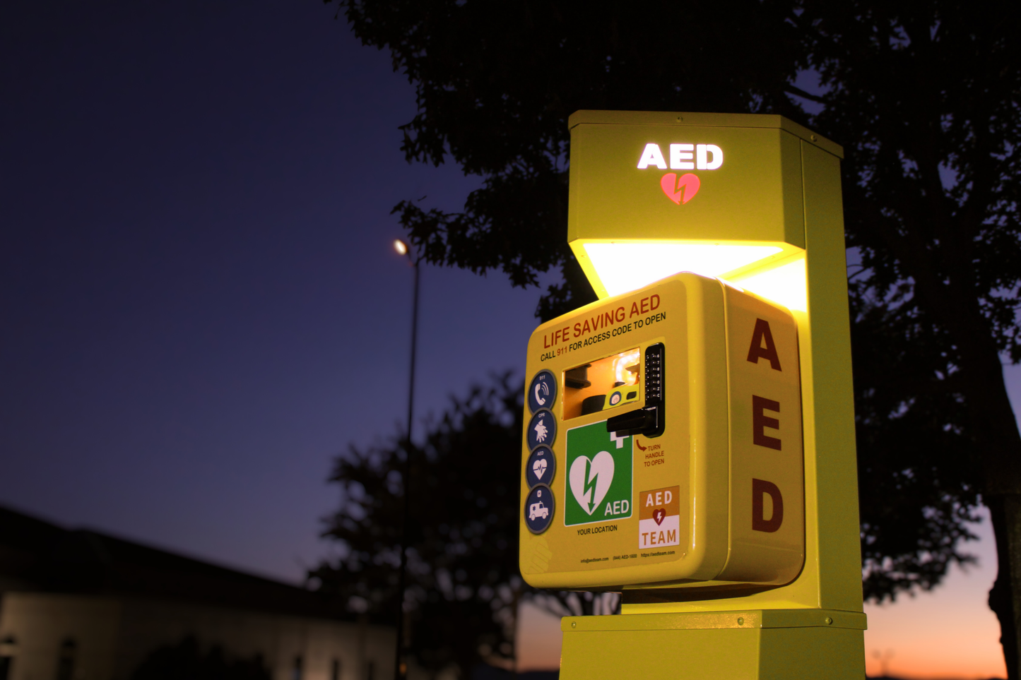 RescueHub AED Tower